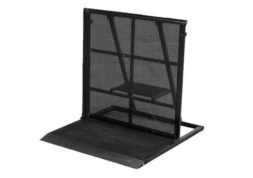 Black Straight 1m Pit Barrier