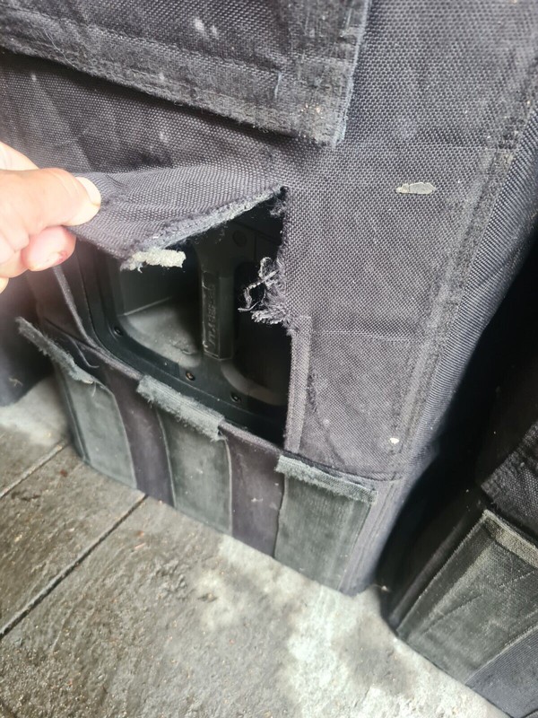 Line array with touring covers