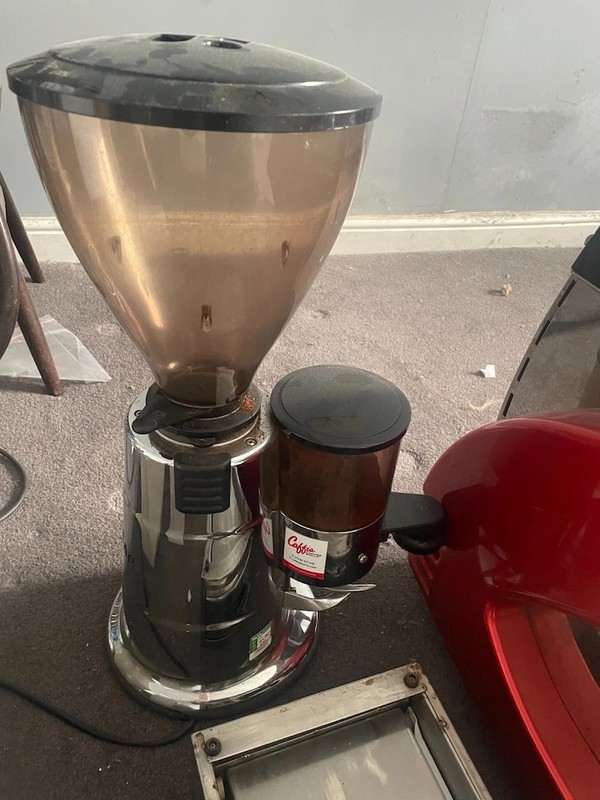 Second Hand Red Synchro 2 Group Espresso Coffee Machine
