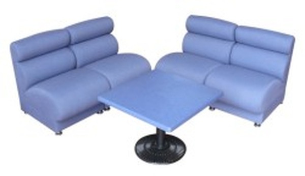 20x Blue Modular Seating Units