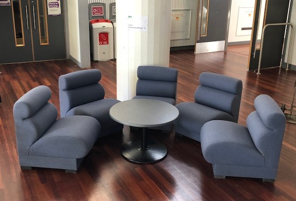 20x Blue Modular Seating Units For Sale