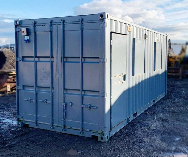 Shower block in anti vandal container