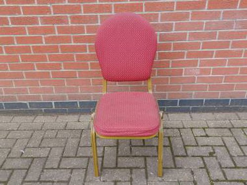 Red Burgess banqueting chairs