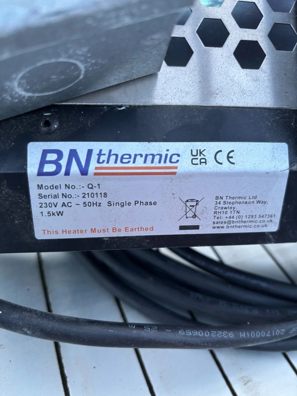 BN Thermic Q1 inferred heater