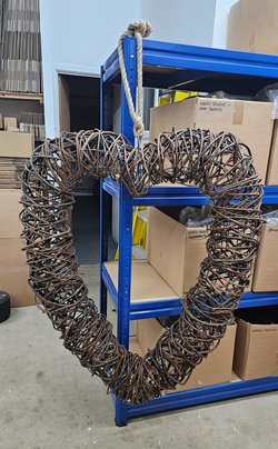 Large Rattan Wreath For Sale