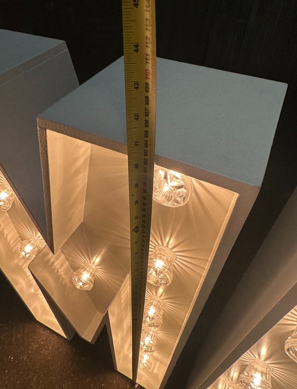 Secondhand 'MARRY ME' Light Up Letters Secondhand 'MARRY ME' Light Up Letters