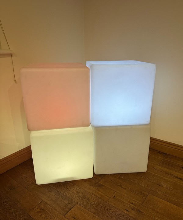 Used LED Cubes And Stools For Sale Used LED Cubes And Stools For Sale