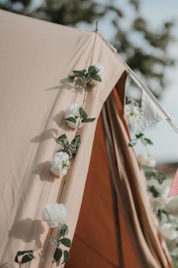 5 metre bell tent - classic sandstone colour