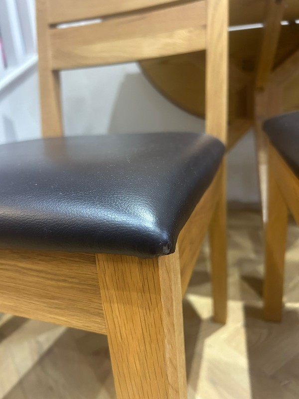 Oak cafe chairs for sale
