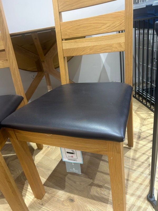 Used oak dining chairs for sale