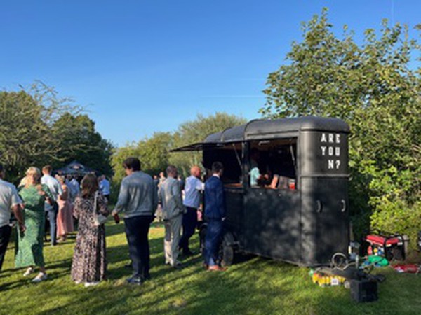 Converted horse box trailer