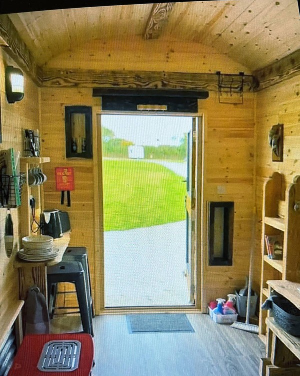 Glamp site shepherds hut Glamp site shepherds hut