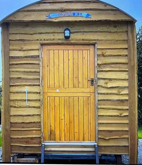 Shepherds hut door Shepherds hut door
