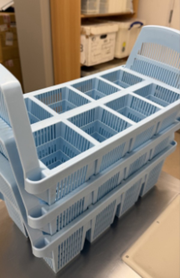 Blue Cutlery Baskets Blue Cutlery Baskets