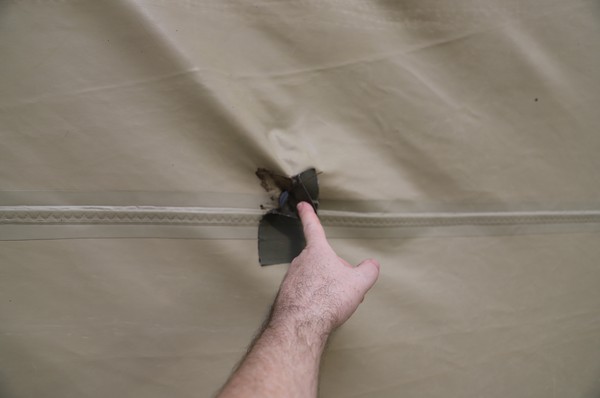 Secondhand Used 2x 15m x 12m RHI Stretch Tents