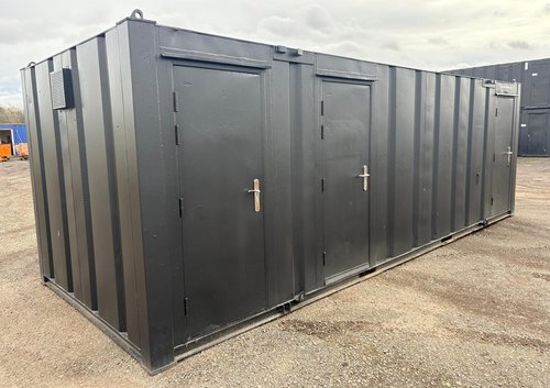 24ft x 9ft Modular 3+1 Toilet Shower Block Cabin