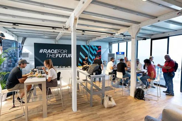 Mezzanine floor marquee