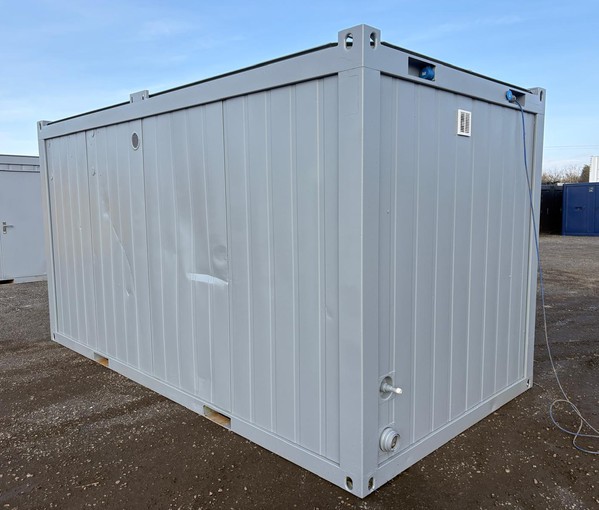 Secondhand 16ft x 8ft 3+1 Site Toilet Block For Sale
