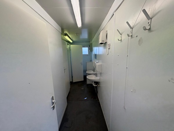 20ft x 8ft Site 3+1 Toilet Block