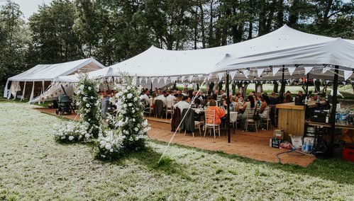 10m x 20m White Stretch Tent For Sale