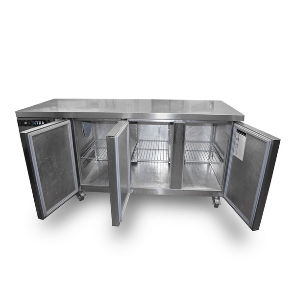 Three door prep fridge for sale