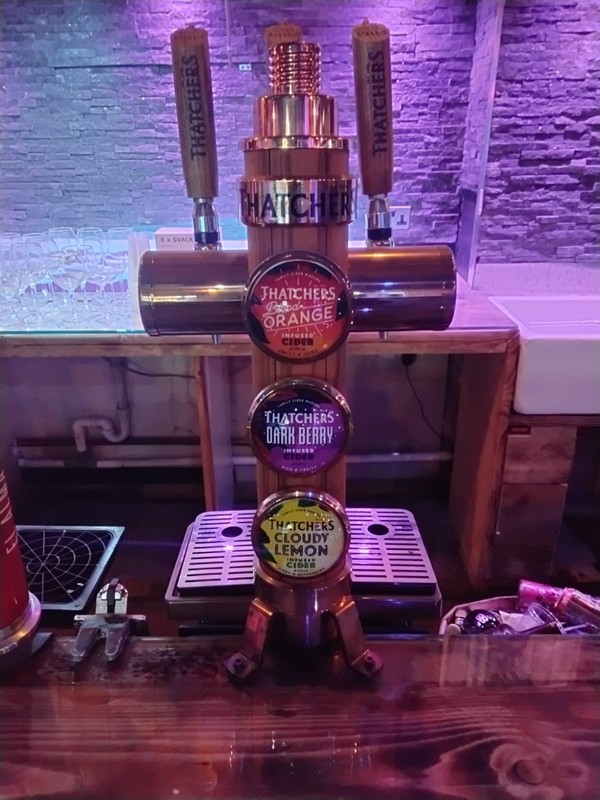 Thatchers three product sider tap