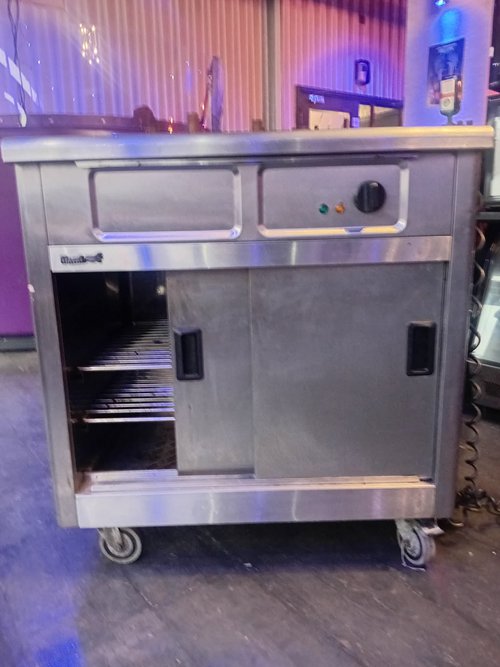 Lincat hot cupboard on wheels