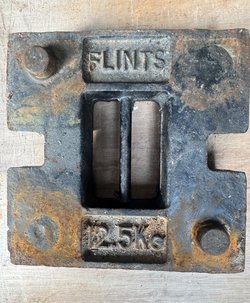 42x 12.5kg Stage Weights For Sale