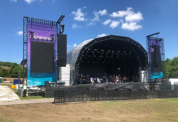 Orbit Stage 16m Wide With Layher Base