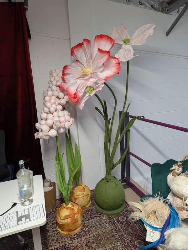 Giant Fabric Flowers