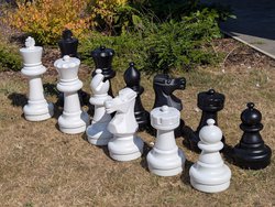Giant Size Chess Pieces