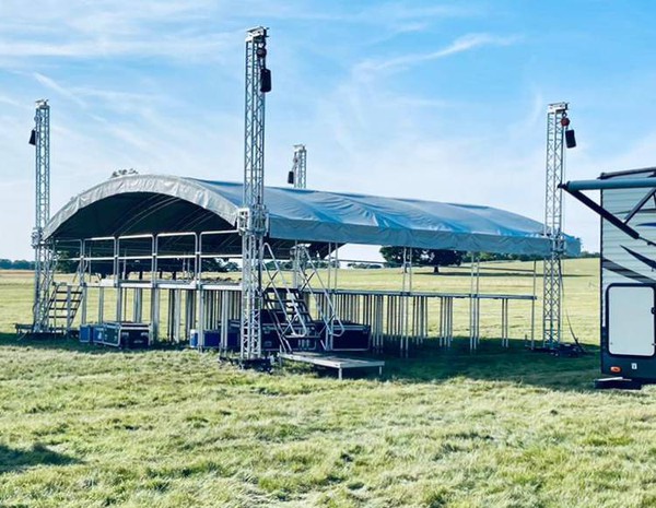 Festival stage Self Climbing Roof