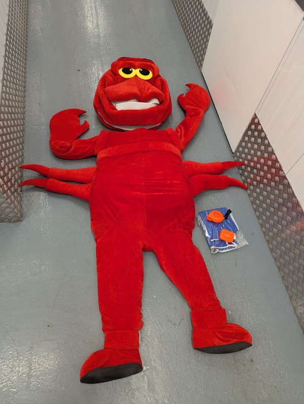 Crab Mascot Adult Costume