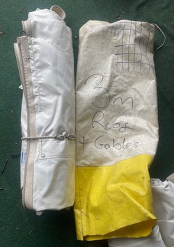 3x 3m Roof & 2x Gables Sets For Sale