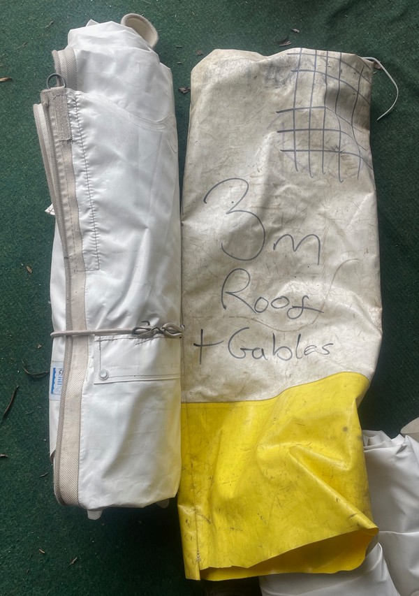 3x 3m Roof & 2x Gables Sets For Sale