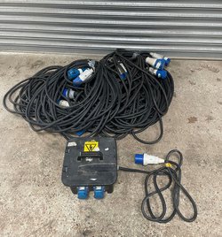 32amp Cables And Distribution Box For Sale