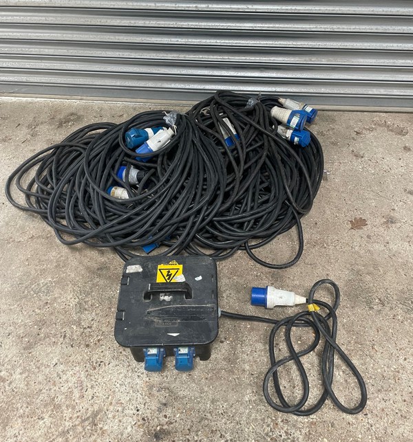 32amp Cables And Distribution Box For Sale