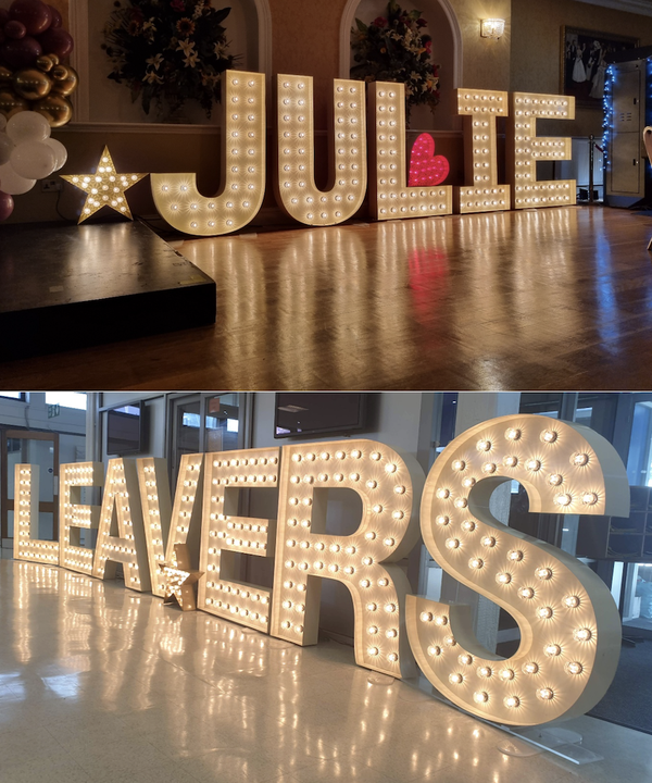 Buy ex hire light up letters