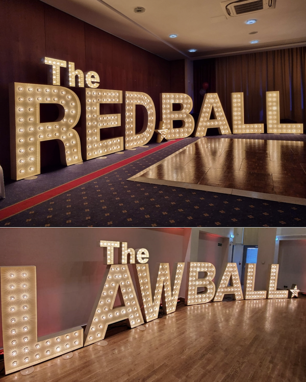light up letters for balls