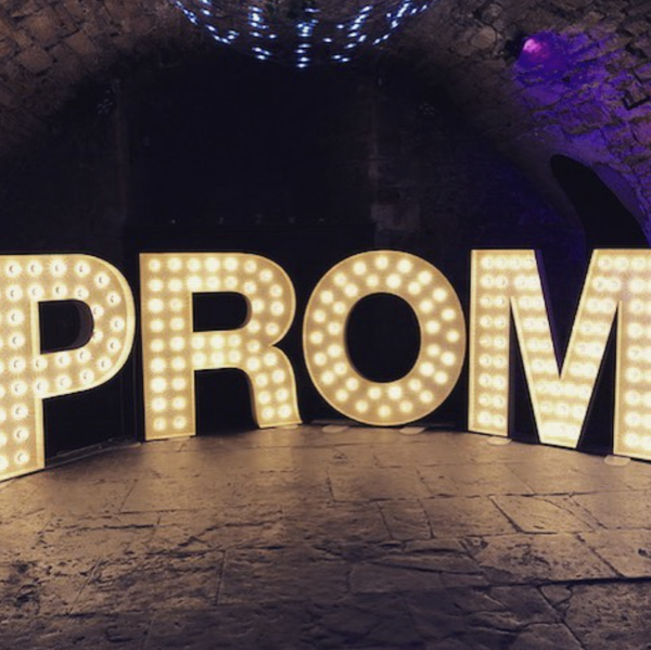 light up letters - PROM