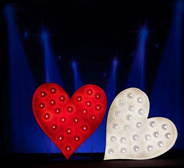 Light up love hearts Light up love hearts