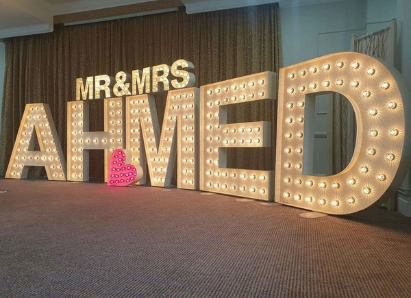 Wedding light up letters business for sale Wedding light up letters business for sale
