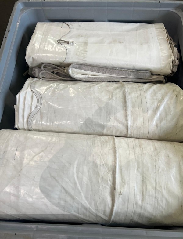 Secondhand PVC Marquee Roof