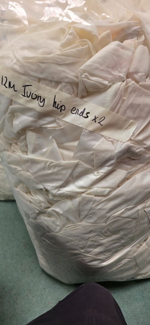 12m Ivory hip ends (marquee roof lining)