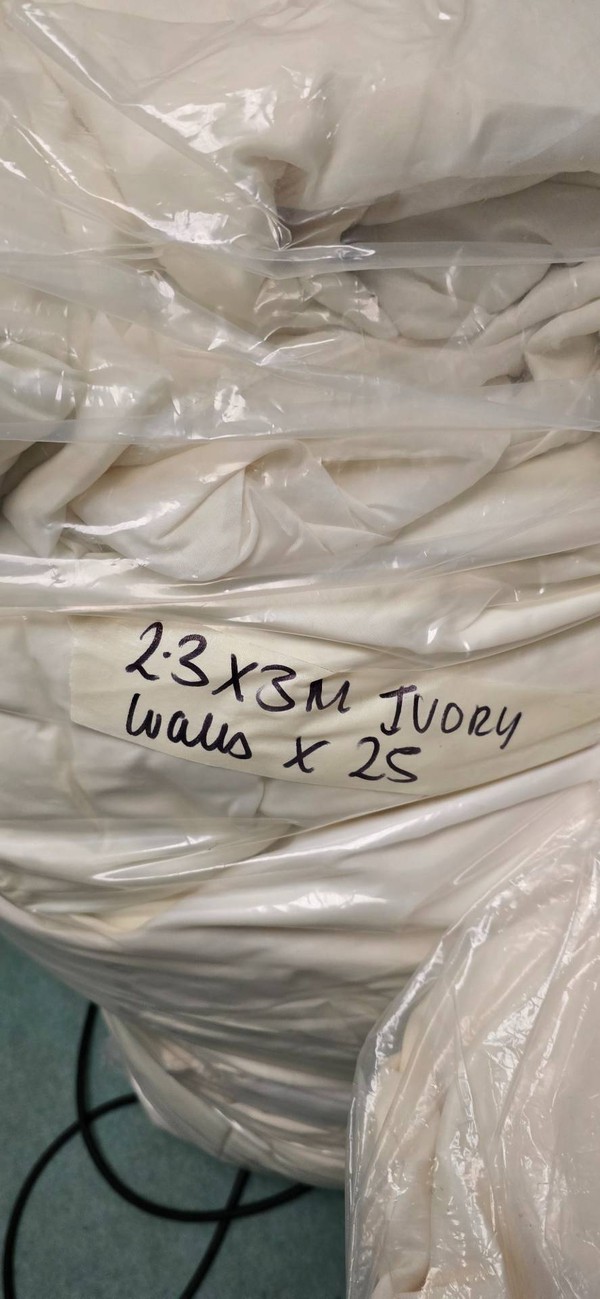 2.3m Ivory walls 2.3m Ivory walls