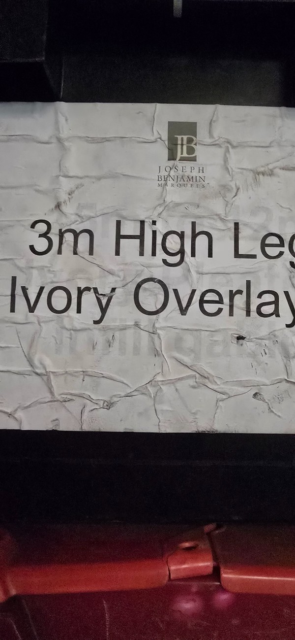 3m High leg ivory overlays 3m High leg ivory overlays