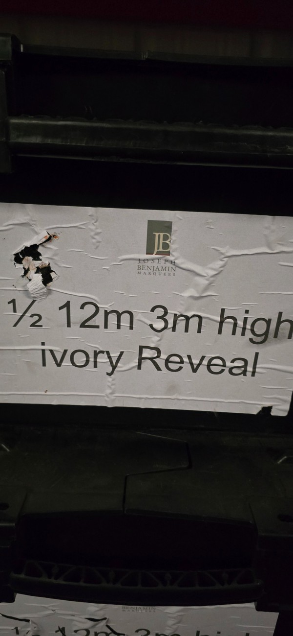 12m 3m high ivory reveal