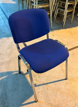 300x Blue Conference Chairs For Sale