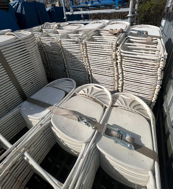 White Samsonite Chairs White Samsonite Chairs