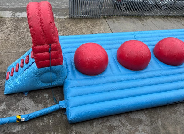 Secondhand 2x Inflatable Wipe Out Balls